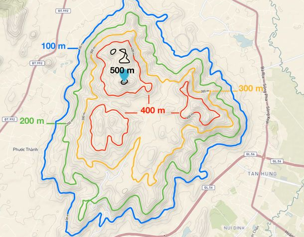 Topo map